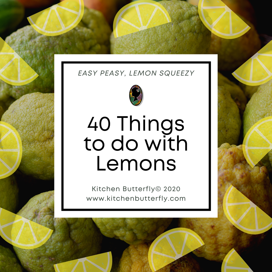 
  A Lemony List – 40 Things to do with Lemons